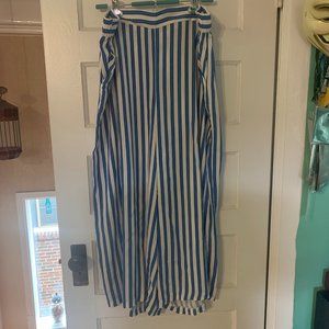 NWT H&M Wide Cut Striped Pants